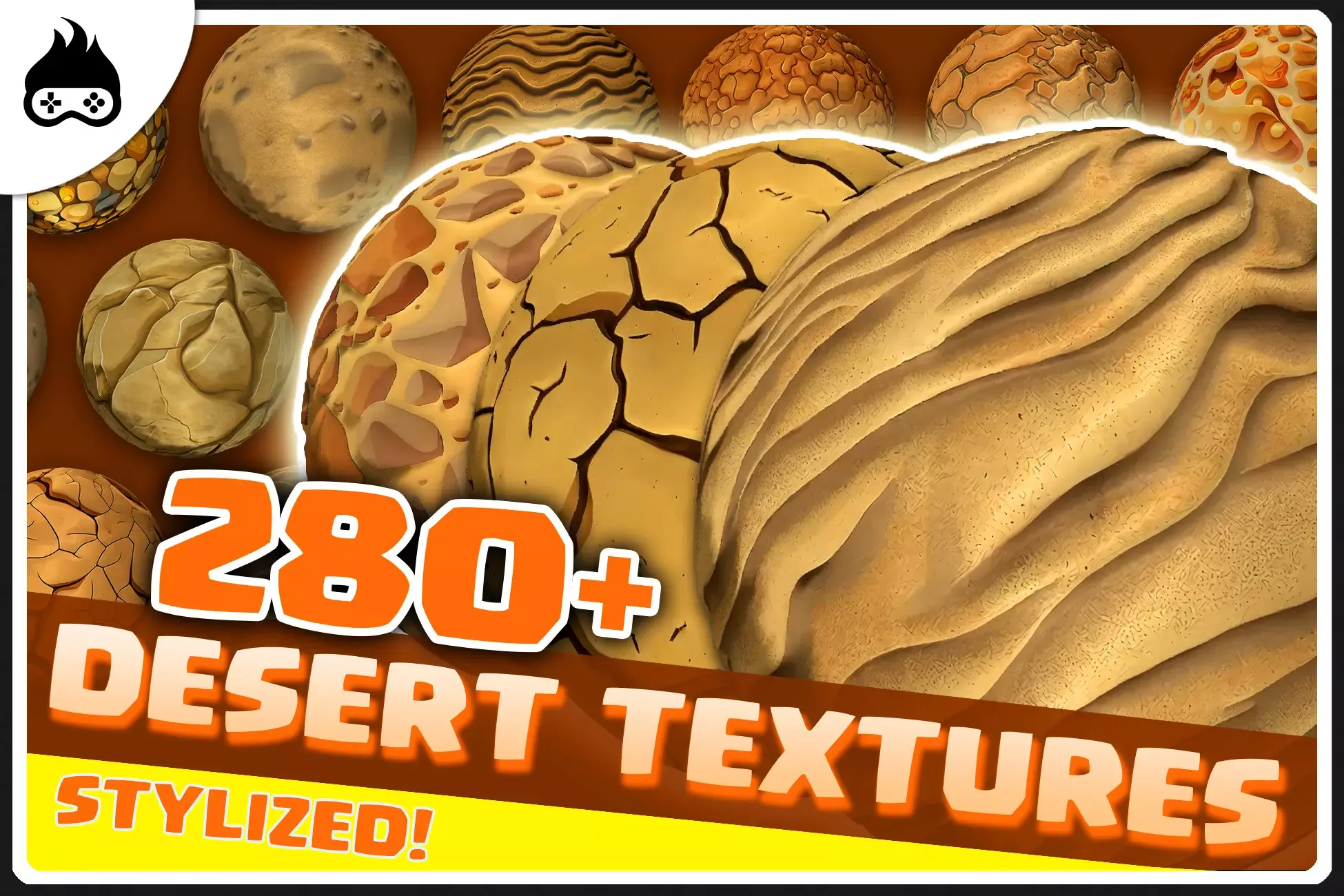 280+ Stylized Desert & Beach Textures - Sand, Cracked Sand, Water & More