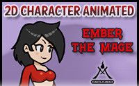 2D Character: Ember the Mage