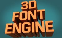 3D Font Engine