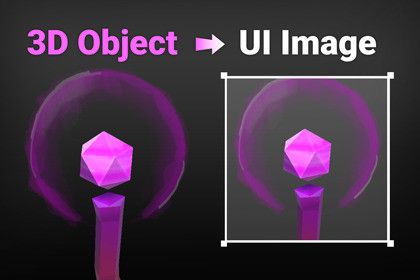 3D Object Image for UGUI - MiniMap Inventory Portrait