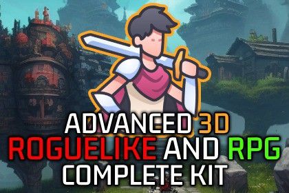 3D Roguelike RPG Complete Kit for Mobile and PC: TPS, Enemy AI, Puzzle and Props