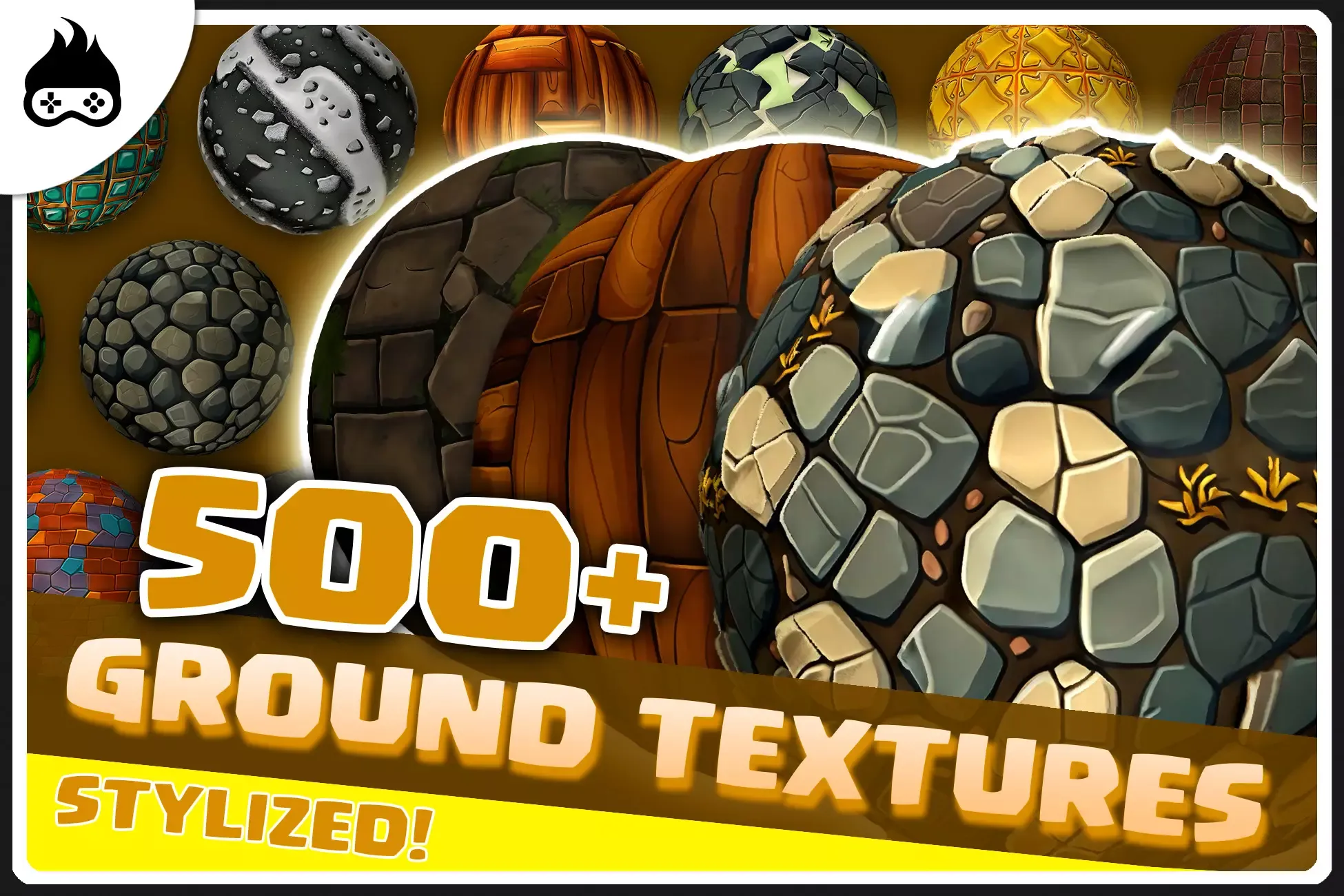 500+ Stylized Floor & Ground Textures - Concrete, Ceramic, Stone & More