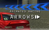 Animated racing arrows