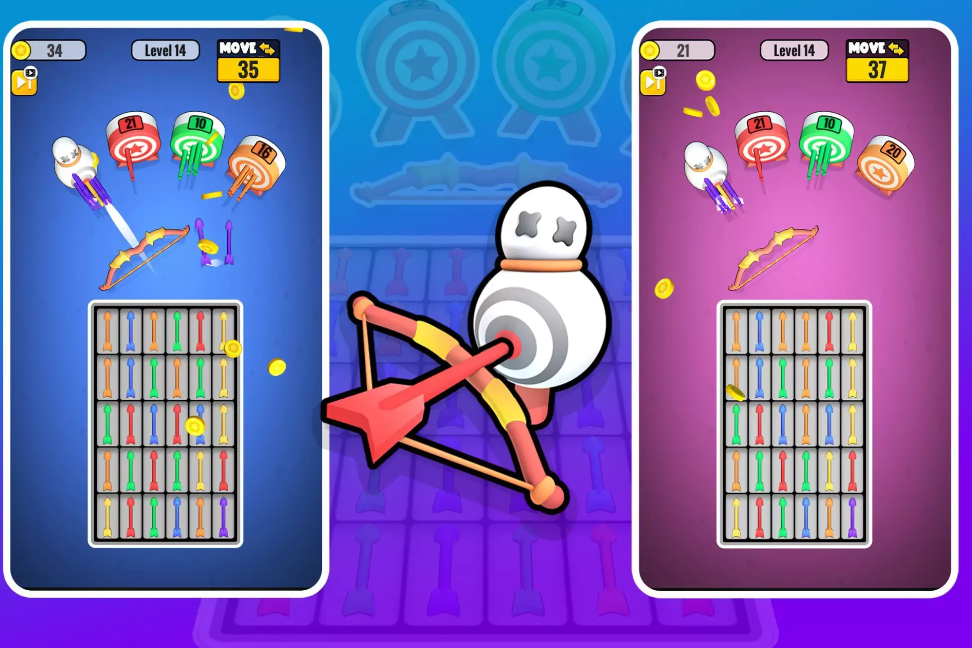 Arrow Rush - Hyper Casual Tap & Shoot Game Template