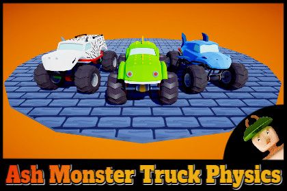 Ash Monster Truck Physics