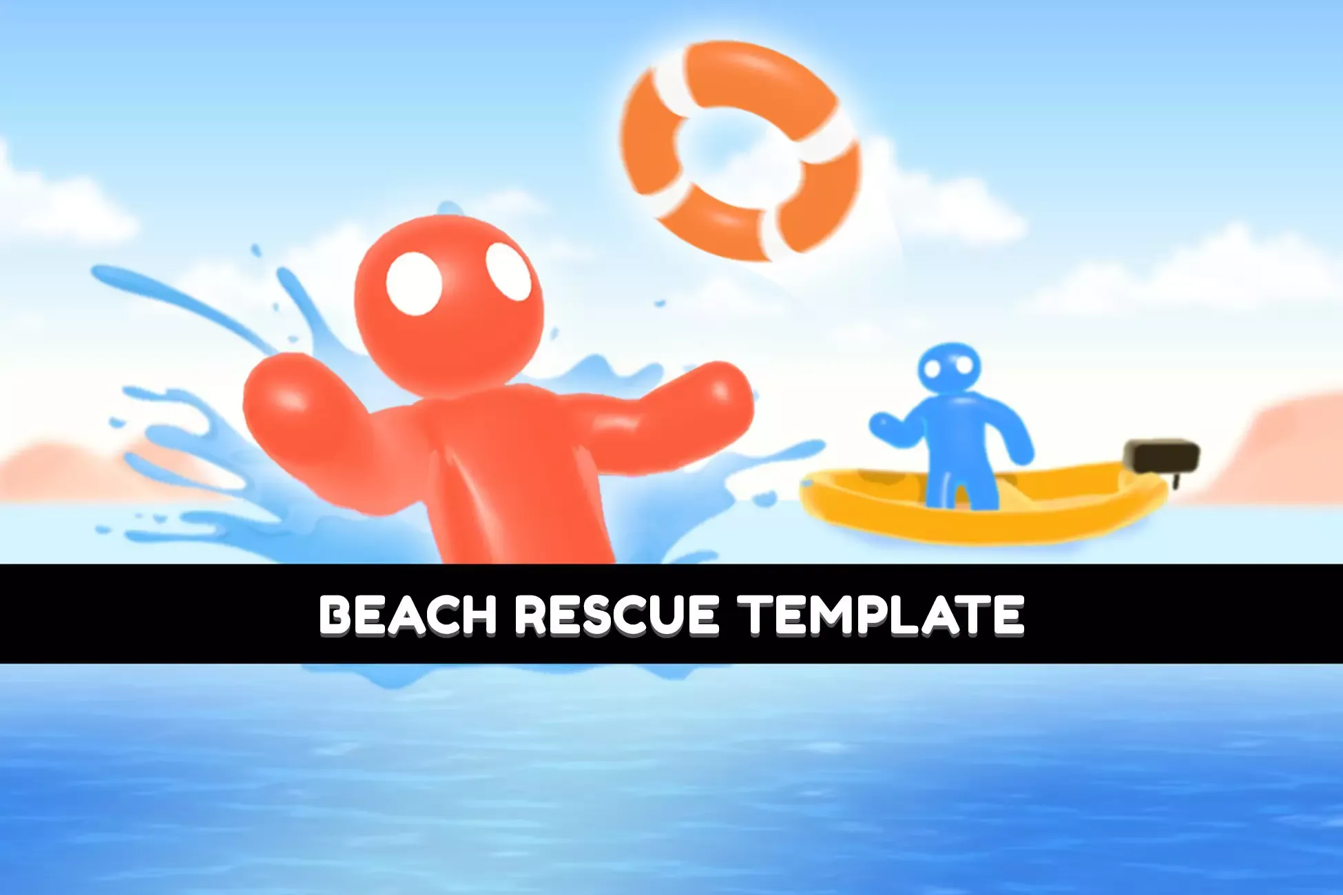 Beach Rescue | Template + Editor