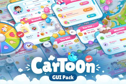 Cartoon GUI Pack