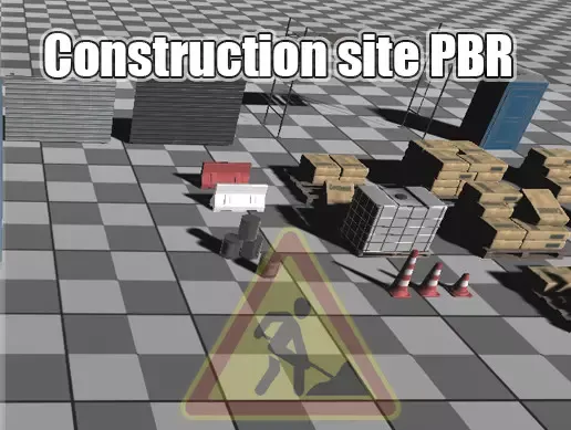 Construction site PBR Asset