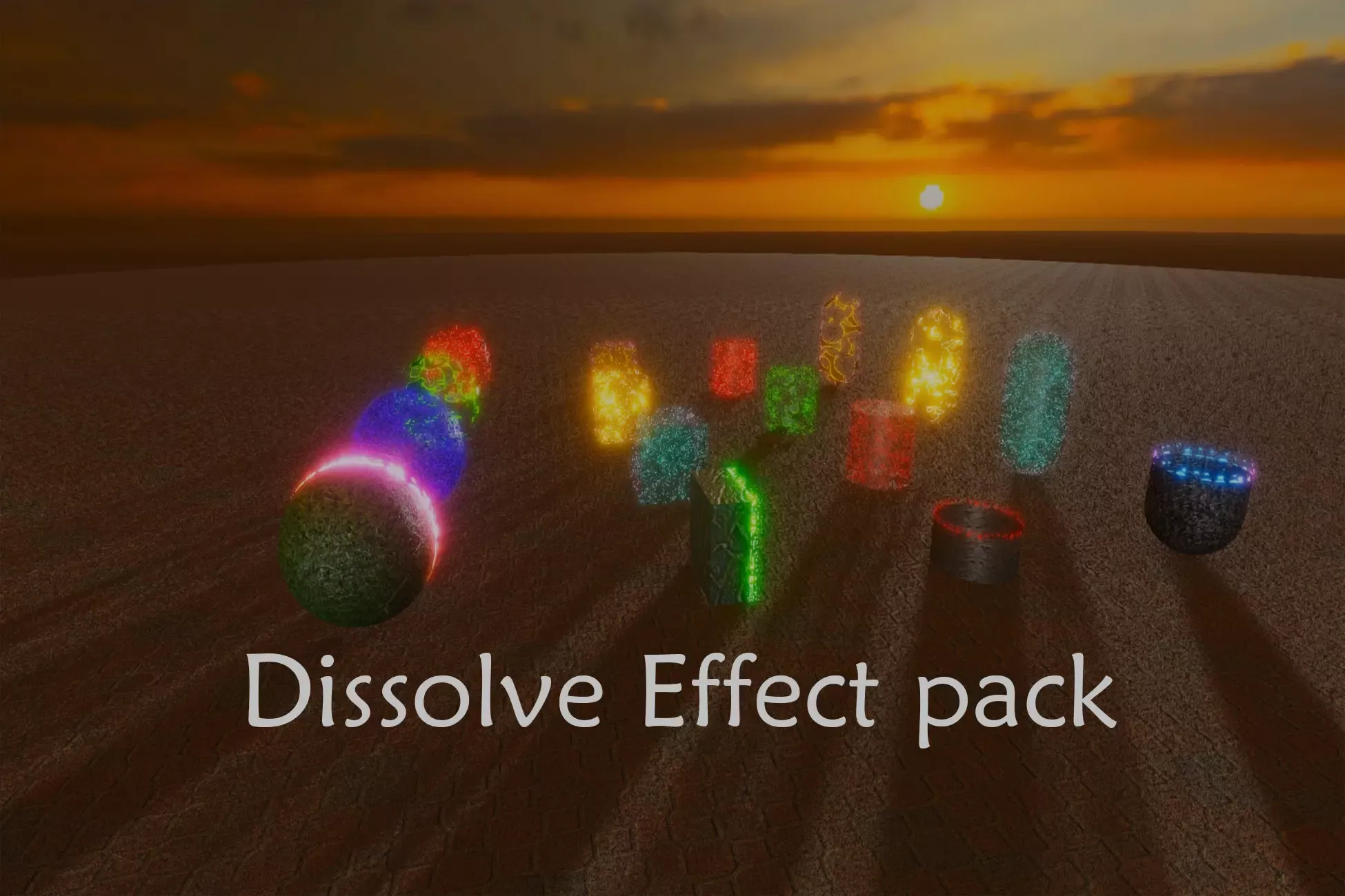Dissolve Effect Pack For Unity 2020.1.6f1 HDRP or Higher