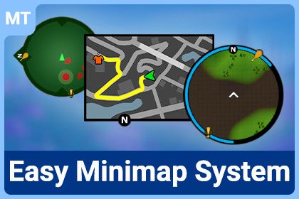 Easy Minimap System MT - GPS, Radar, Worldmap, Fog of War & More