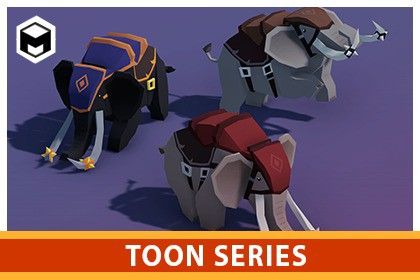 Elephant Mounts Expansion Pack Toon Series
