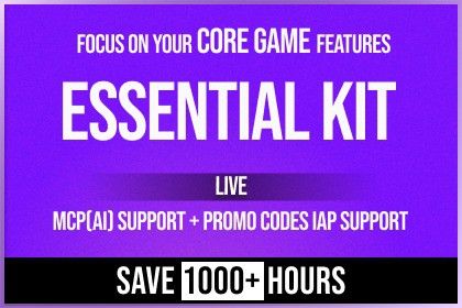 Essential Kit for Mobile & TV - IAP, Leaderboards, Cloud Save, Web View & More