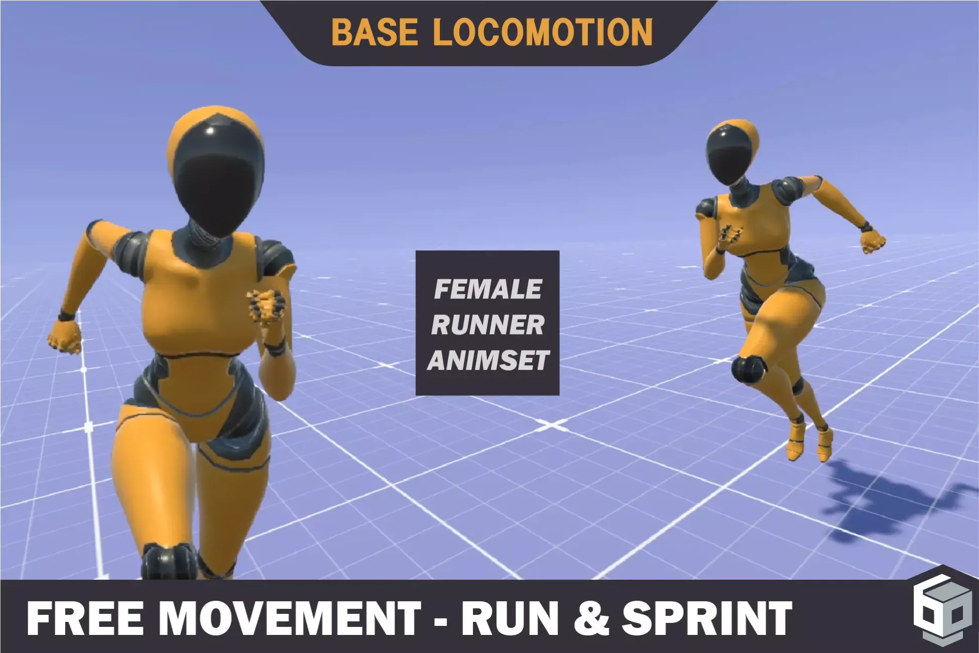 Female Runner Animset - Free Run&Sprint