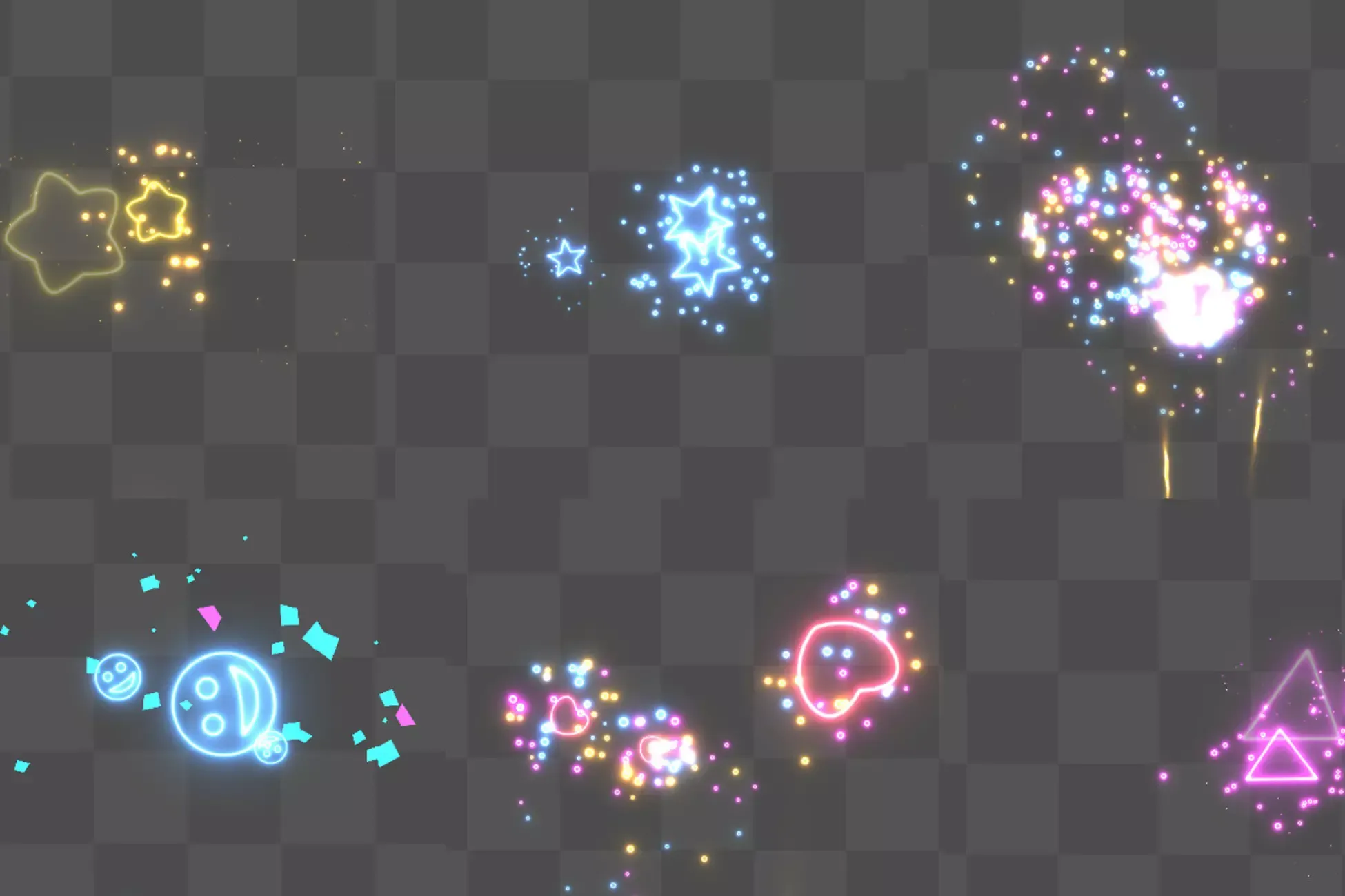 Fireworks Effect 2D