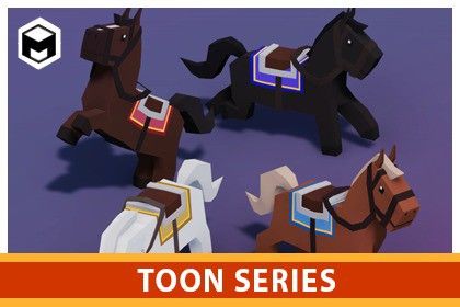 Horse Mounts Expansion Pack Toon Series