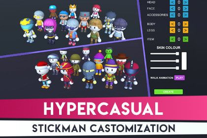 HYPERCASUAL - Stickman Customization