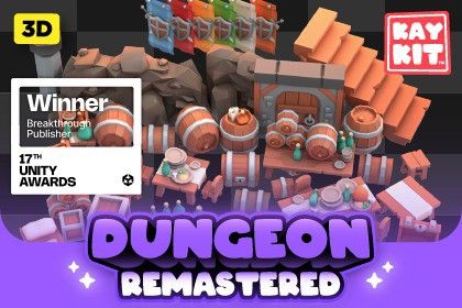 KayKit - Dungeon Remastered Pack (for Unity)