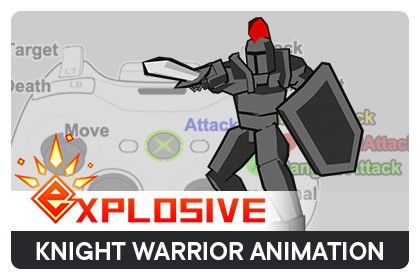 Knight Warrior Mecanim Animation Pack