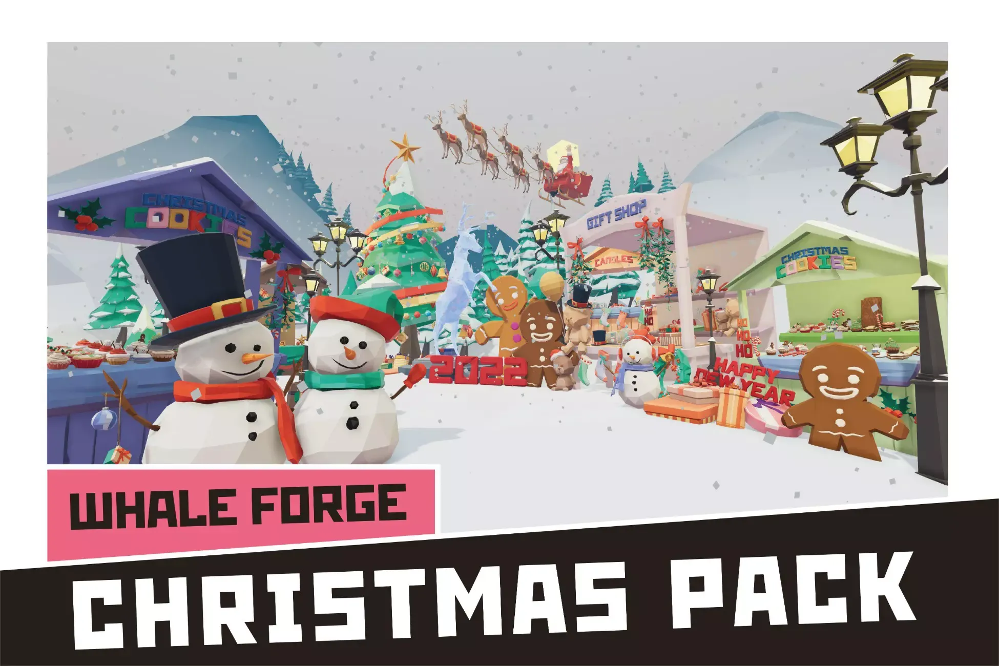 Low Poly Christmas Pack