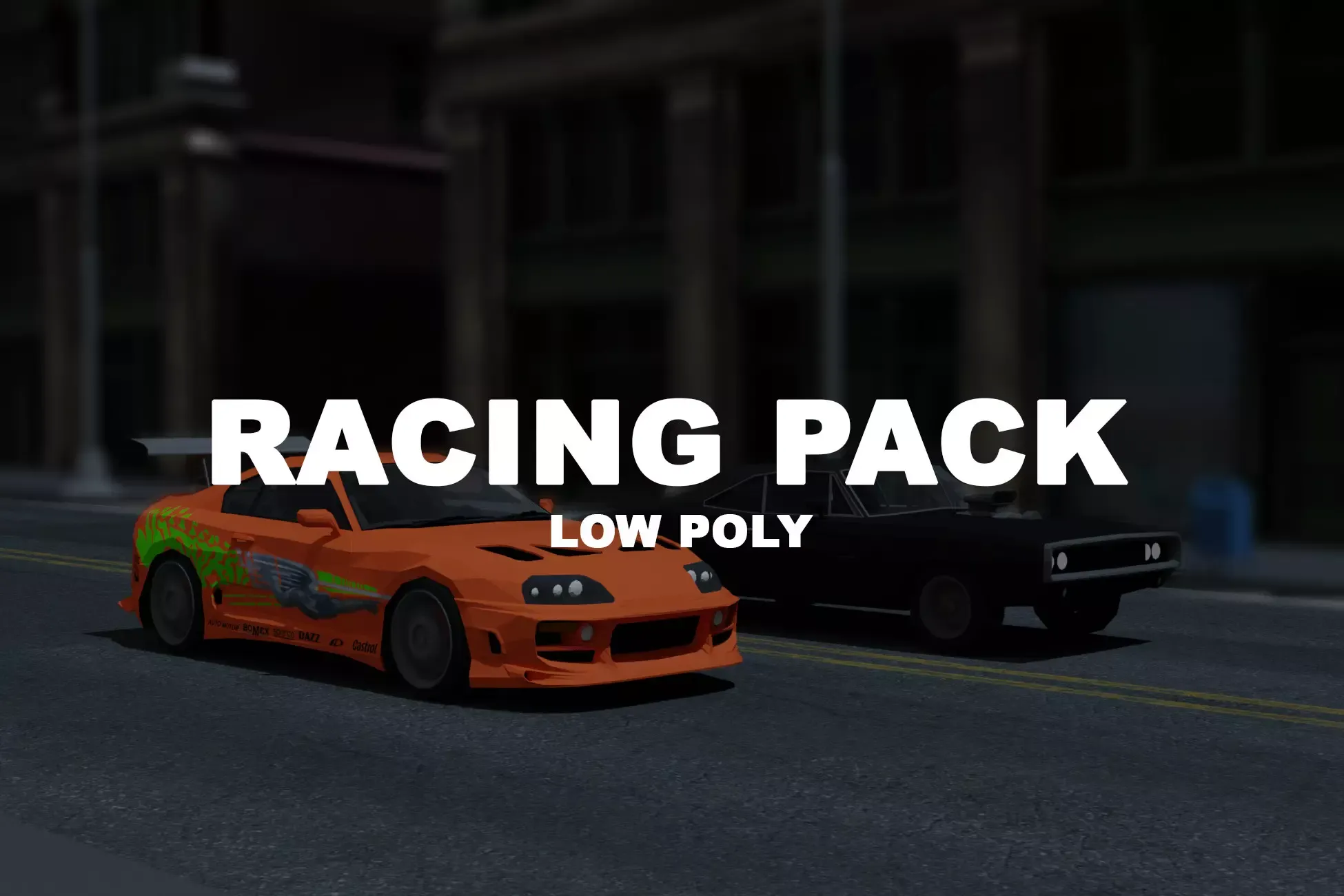 Low Poly Racing Pack(Street Race)