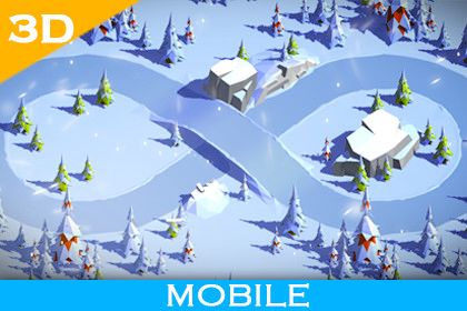 LowPoly Track - Snow