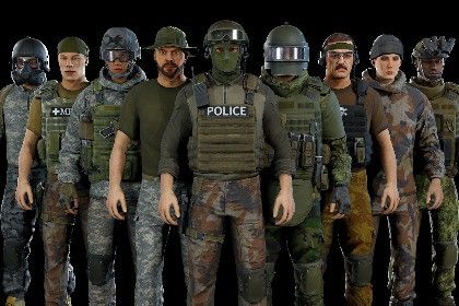 Modular military character 2