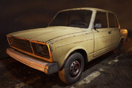 Modular. Old Car-01 (Scripted)