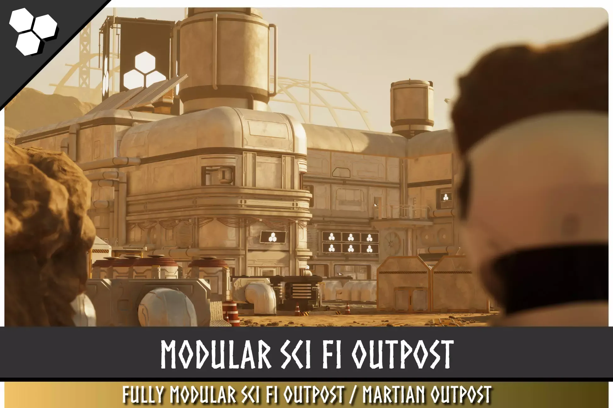 Modular Sci Fi Outpost (Sci Fi Outpost, Sci Fi Base, Sci Fi , Outpost, Base)