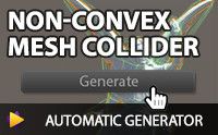 Non-Convex Mesh Collider. Automatic Generator