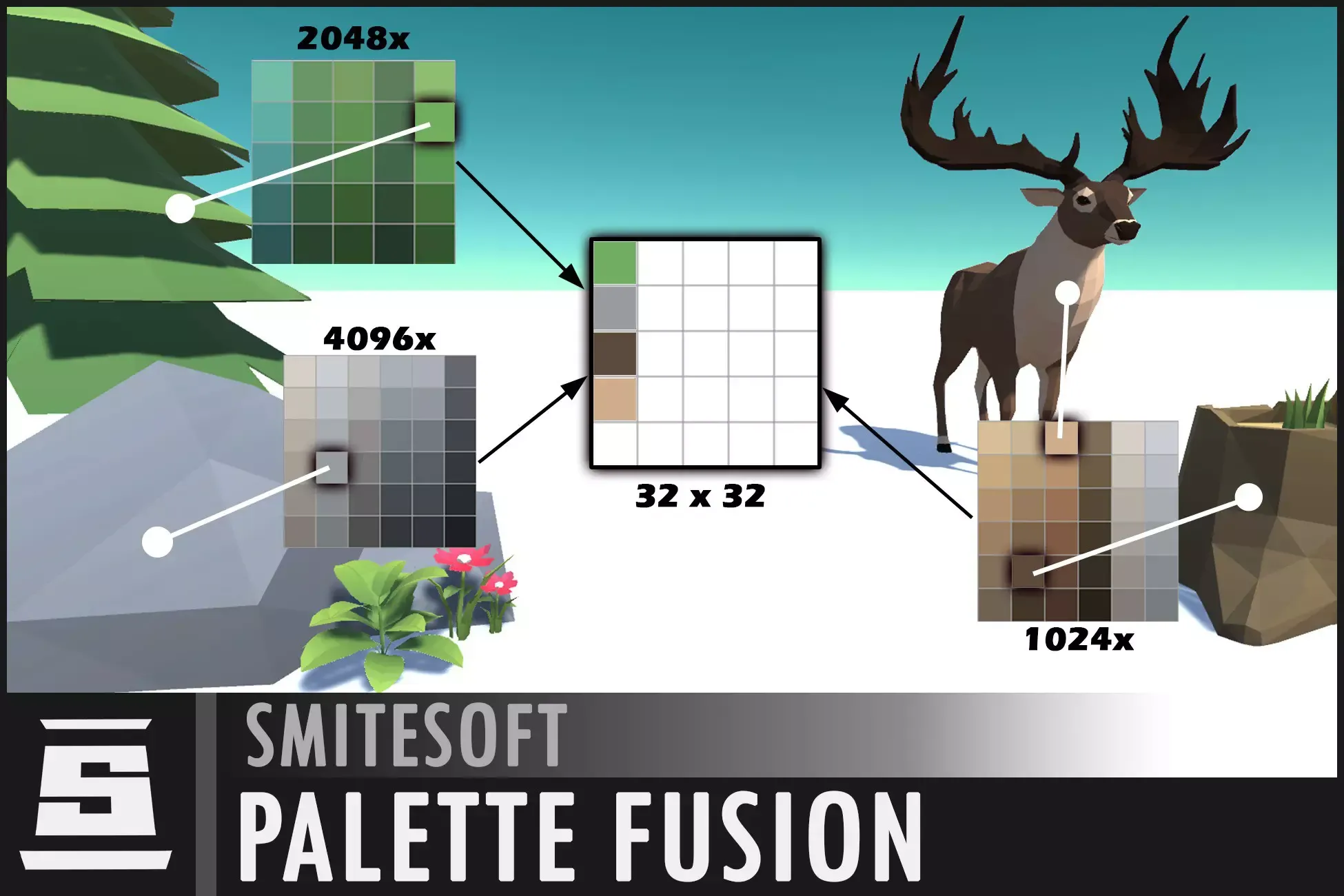 Palette Fusion (Texture Color Palette Optimizer & Compressor)