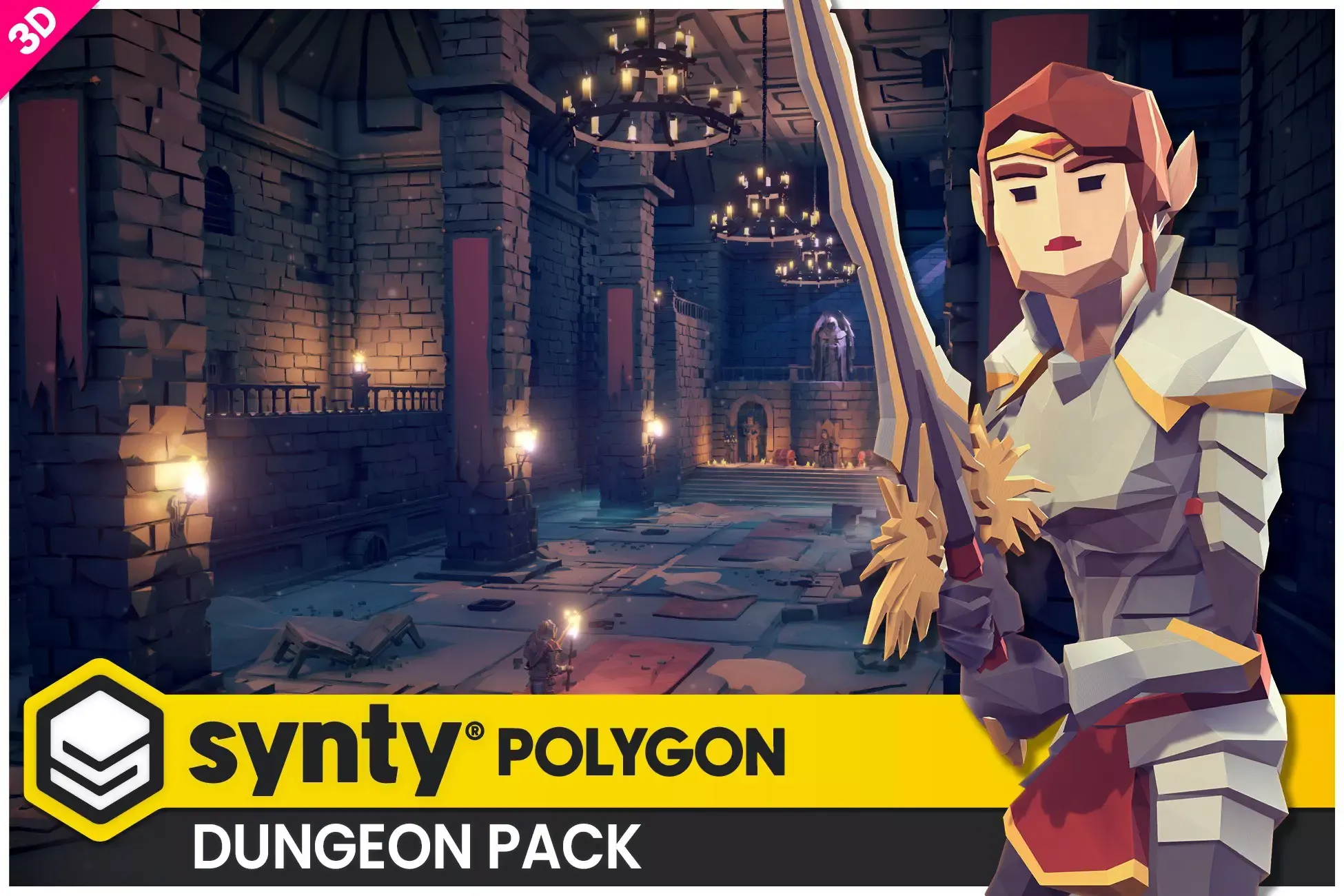 POLYGON - Dungeons Pack - Art by Synty
