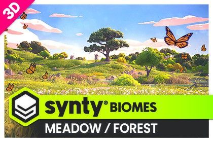 POLYGON - Meadow Forest - Nature Biomes - 3D Environment Art by Synty