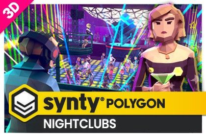 POLYGON - Nightclubs Pack - Art by Synty