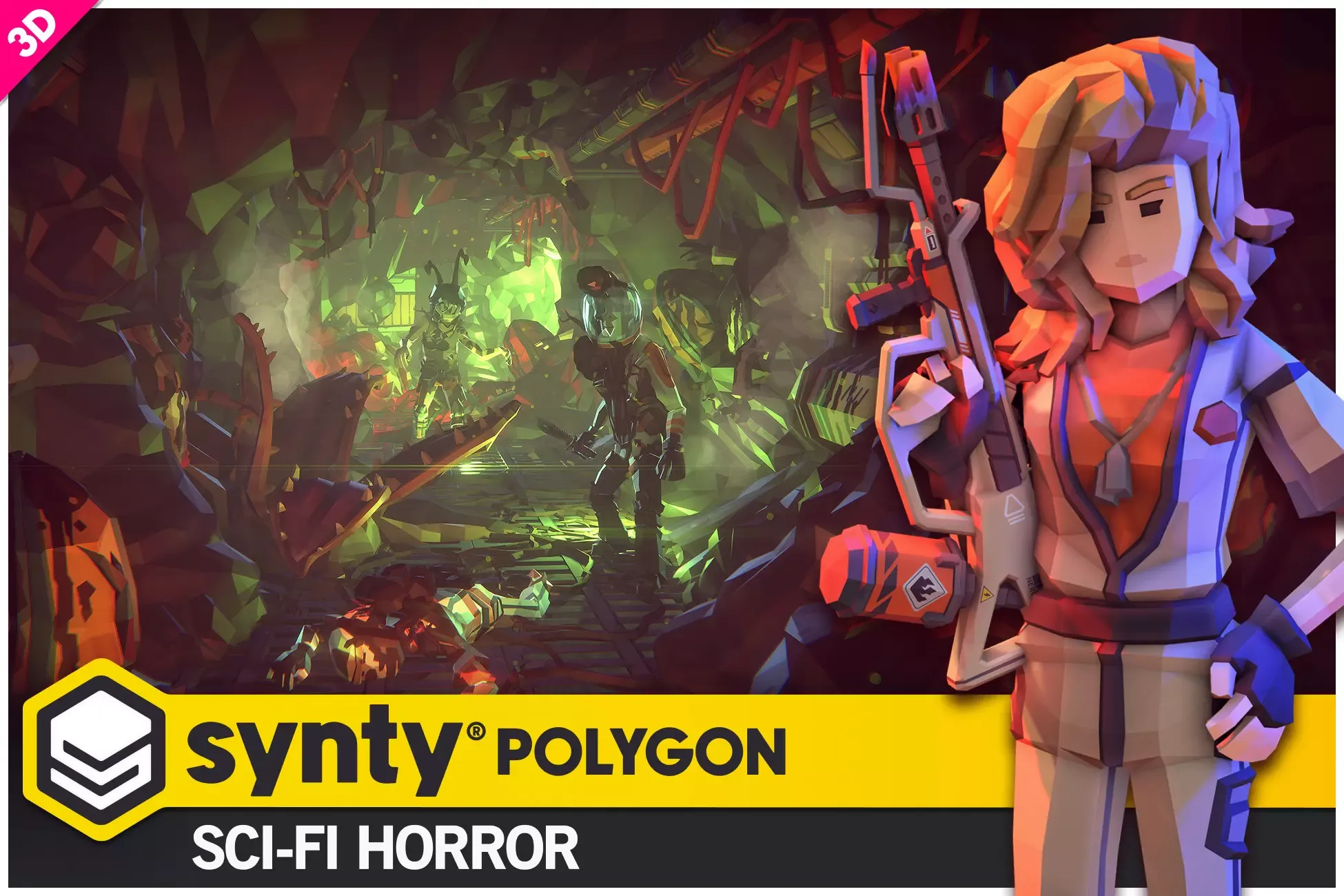 POLYGON - Sci-Fi Horror Pack - Art by Synty
