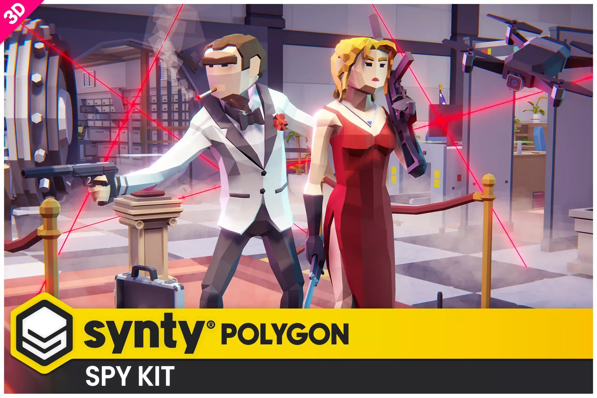 POLYGON - Spy Kit - Art by Synty