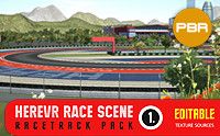 RaceTrack Pack 01.- HereVR Race Scene