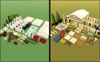 Rome and Greece Low Poly Bundle