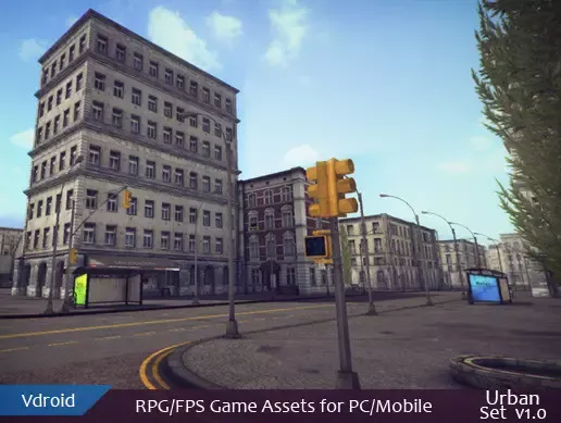 RPG/FPS Game Assets for PC/Mobile (Urban Set v1.0)