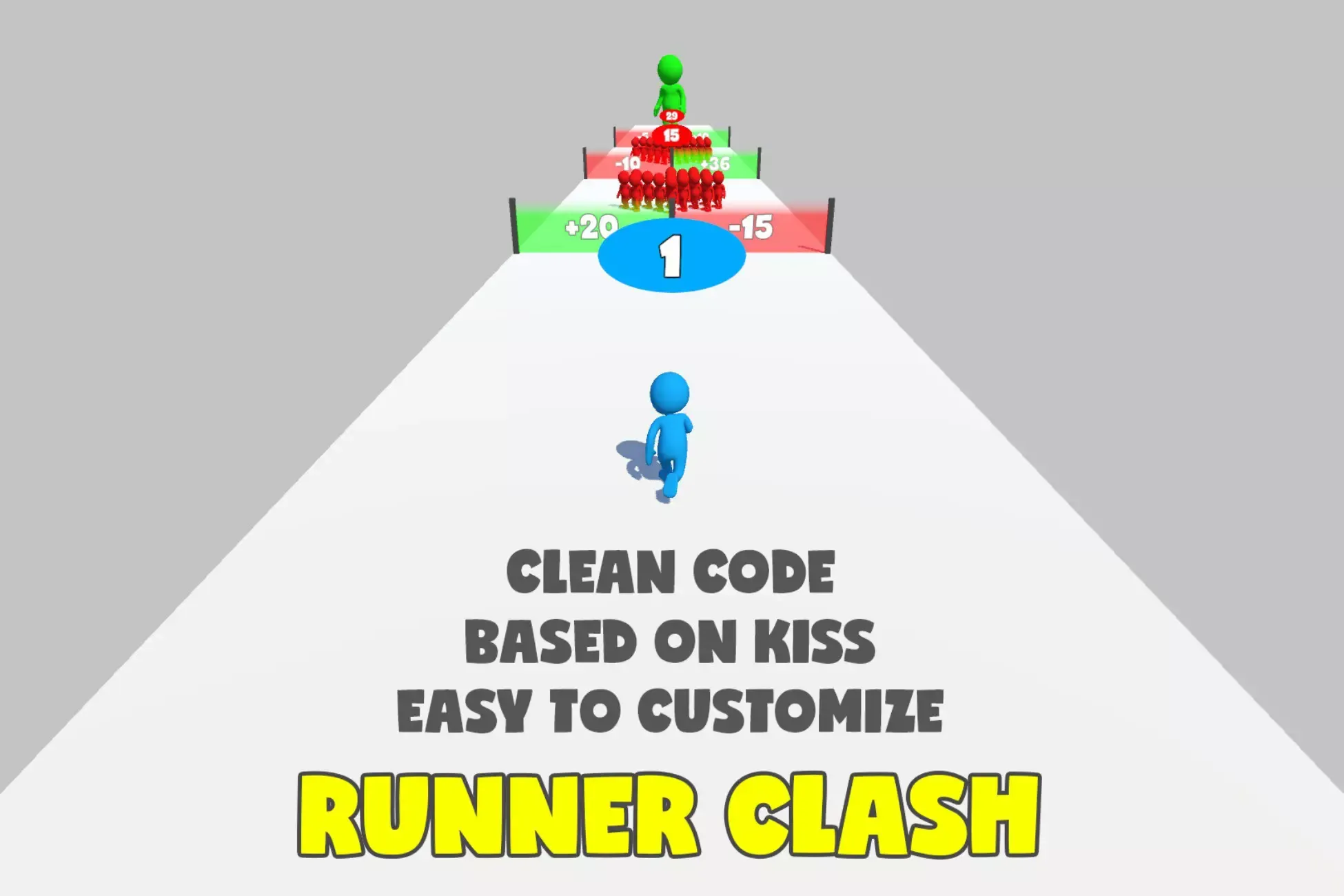 Runner Clash Template : Hypercasual Starter Kit