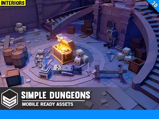 Simple Dungeons - Cartoon Assets