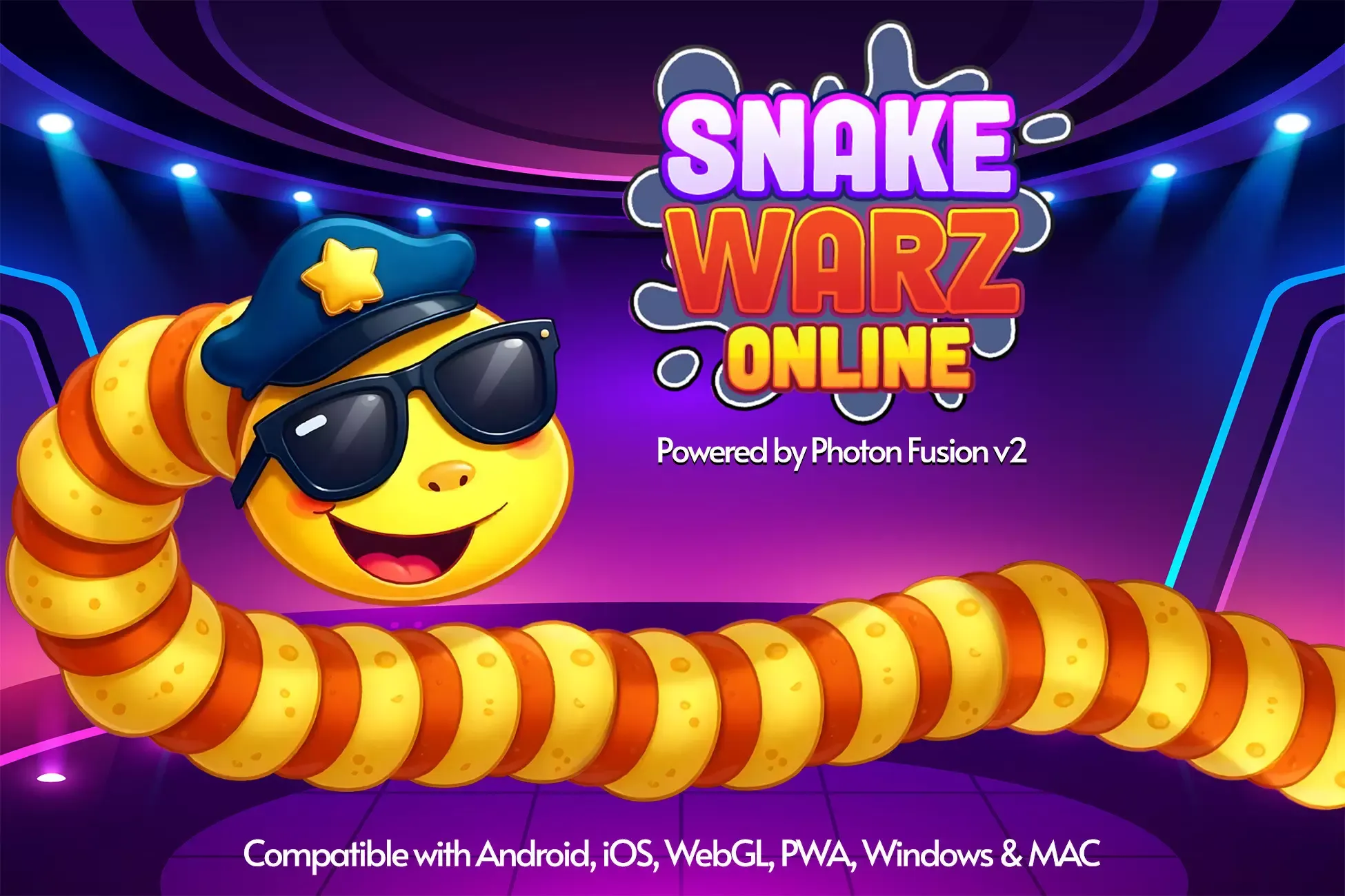 Snake Warz Online Multiplayer (Photon fusion 2)