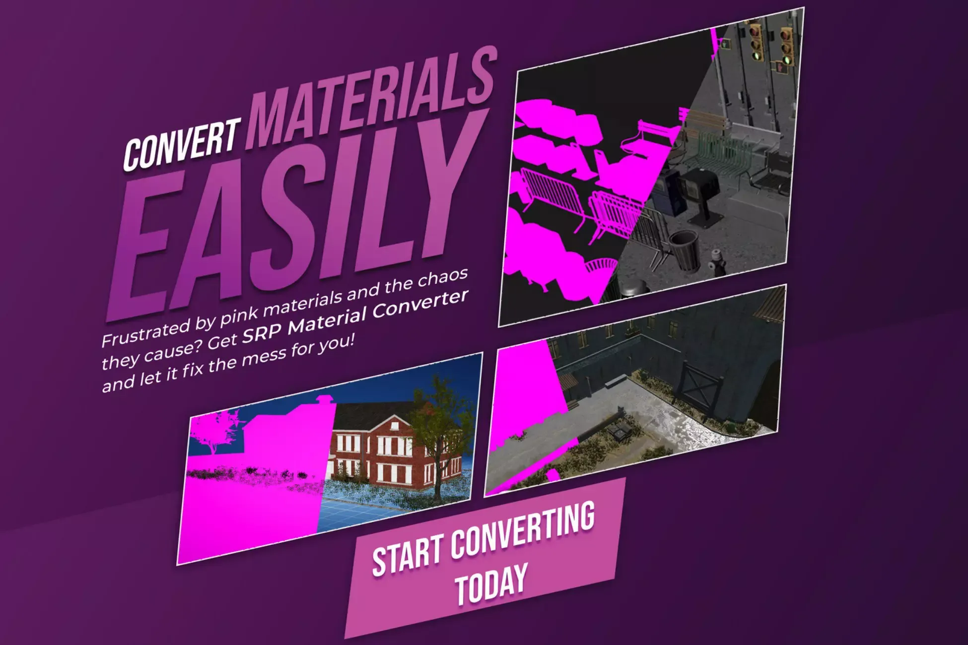 SRP Material Converter - HDRP to URP, HDRP to Built-in & more !
