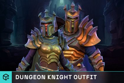 Stylized Fantasy Dungeon Knight Outfit