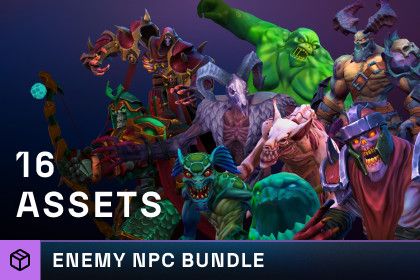 Stylized Fantasy Enemy NPC Bundle