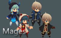Toon Mages (Male + Female)